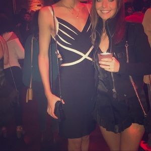 Herve lever bandage dress